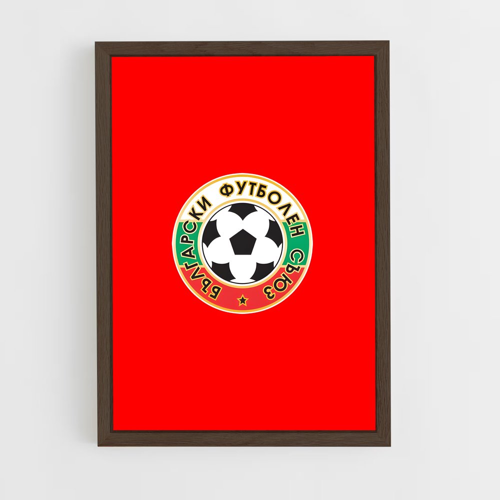 ap-bulgaria national football team-3 cadre Bois foncé