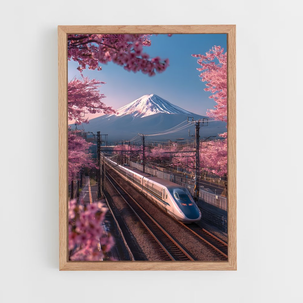 ap-bullet trains-1 cadre Bois clair