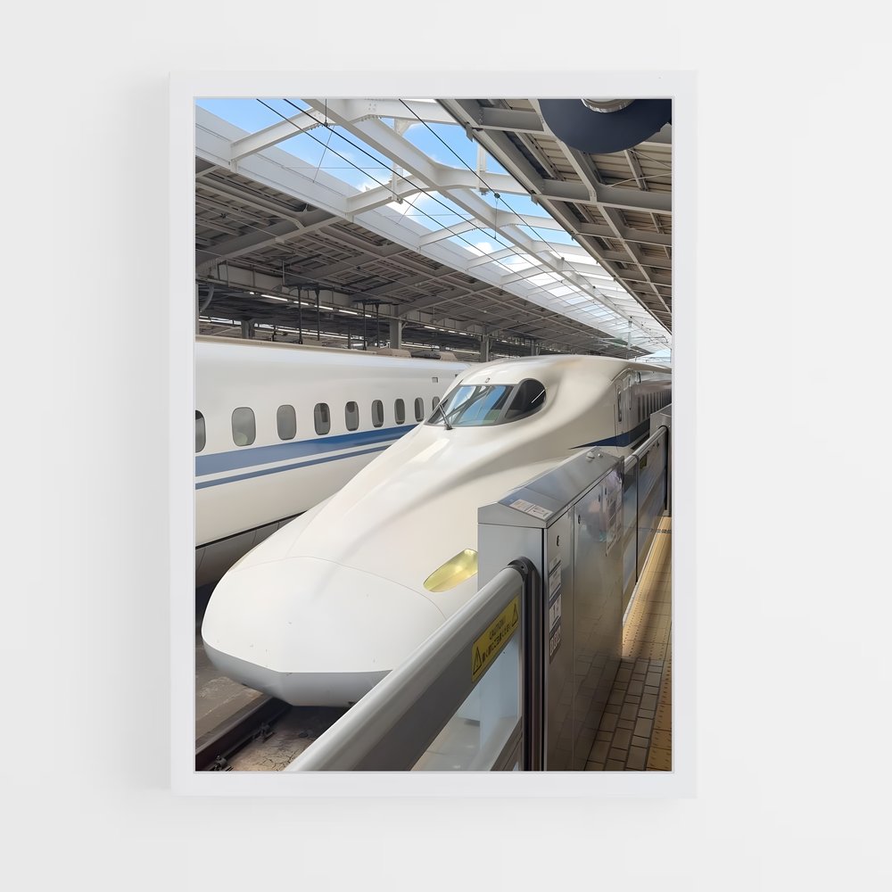 ap-bullet trains-3 cadre Blanc