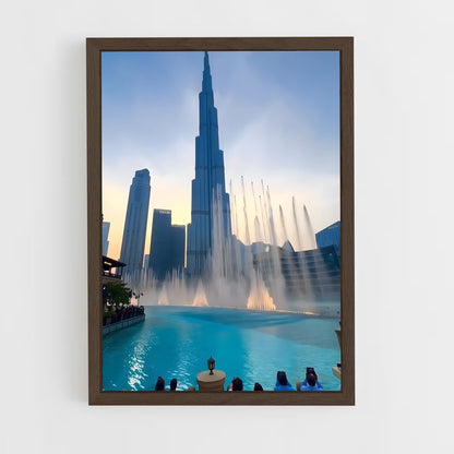 ap-burj khalifa-1 cadre Bois foncé