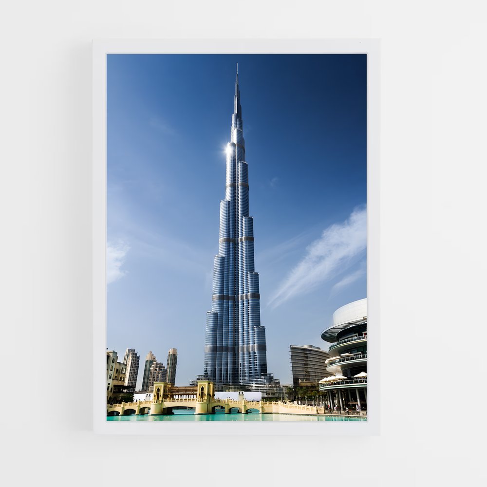 ap-burj khalifa-2 cadre Blanc