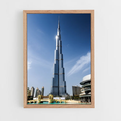 ap-burj khalifa-2 cadre Bois clair