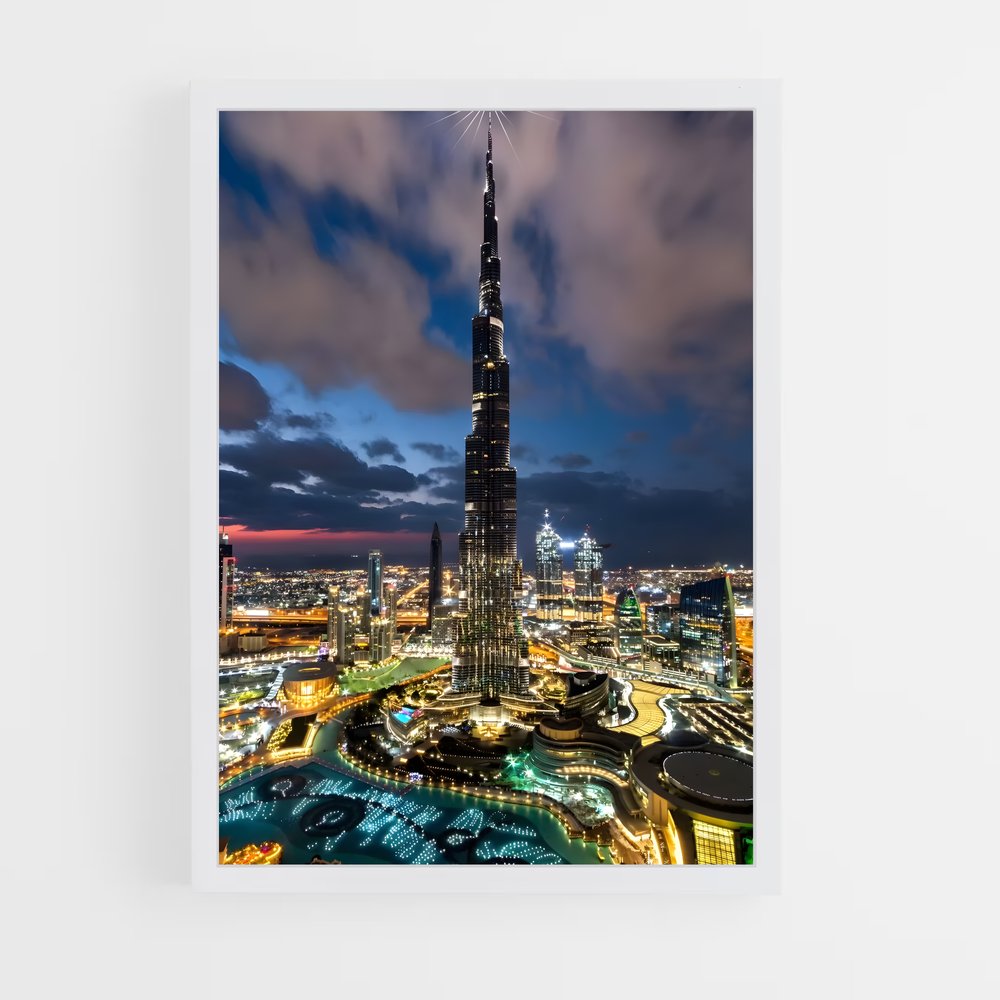 ap-burj khalifa-3 cadre Blanc