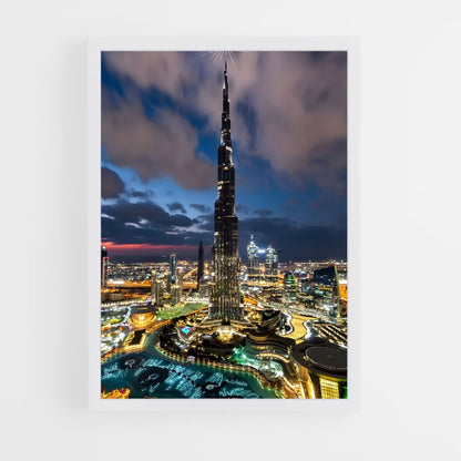 ap-burj khalifa-3 cadre Blanc