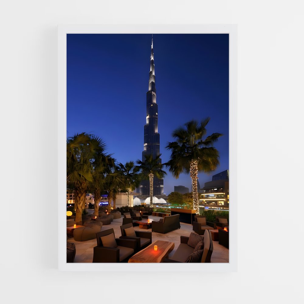 ap-burj khalifa-6 cadre Blanc