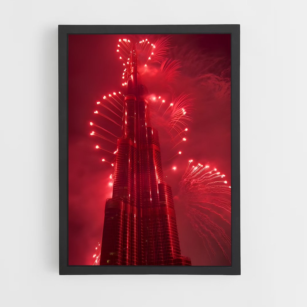 ap-burj khalifa-7 cadre Noir