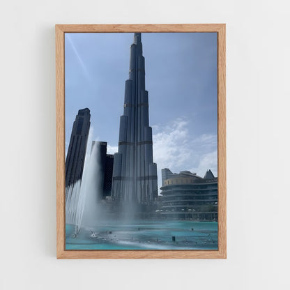 ap-burj khalifa-8 cadre Bois clair