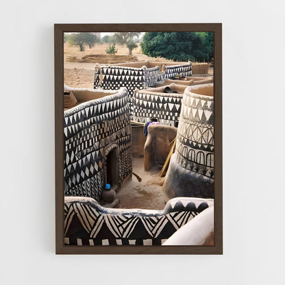 ap-burkina faso-1 cadre Bois foncé