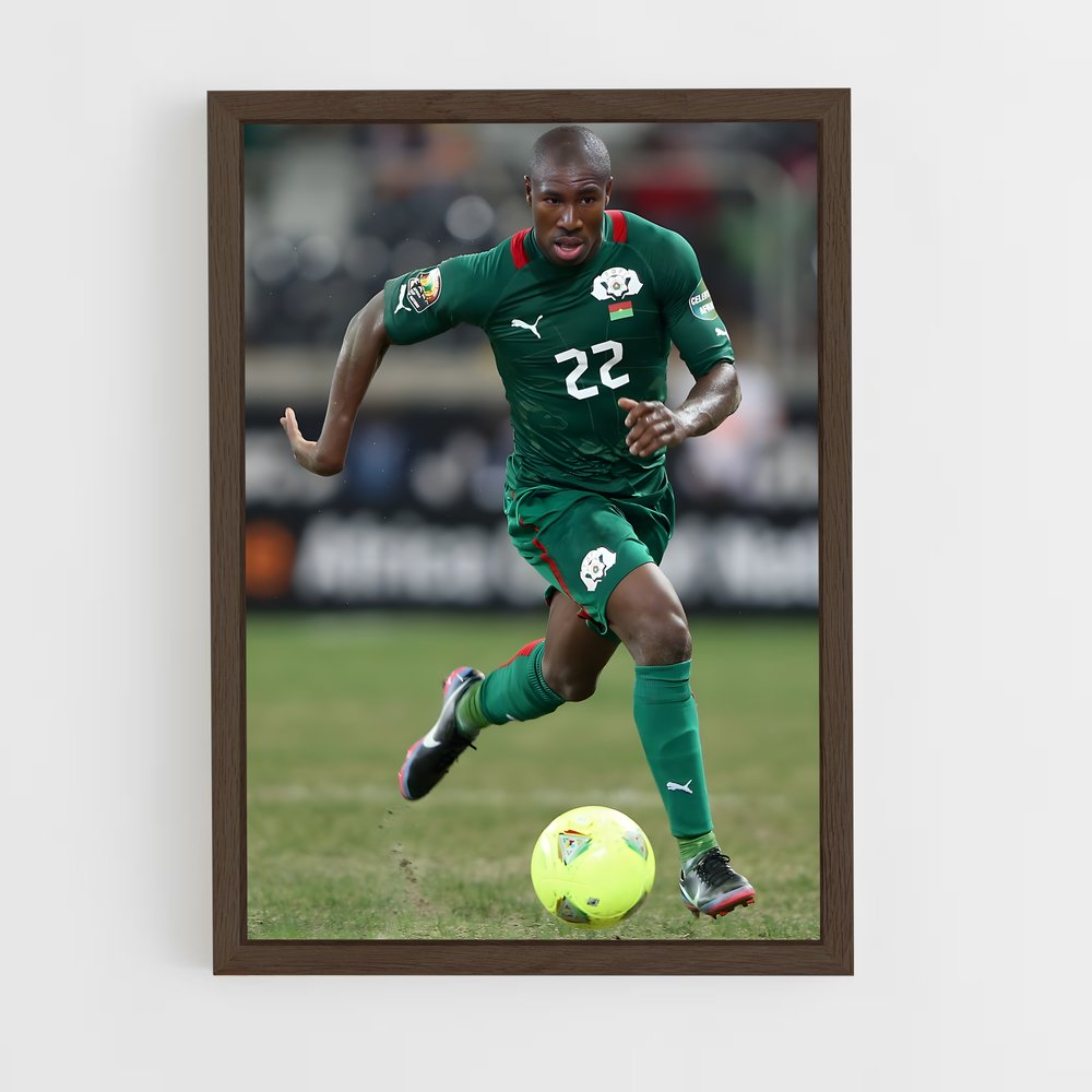 ap-burkina faso national football team-1 cadre Bois foncé