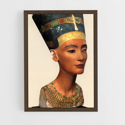 ap-bust of nefertiti-2 cadre Bois foncé