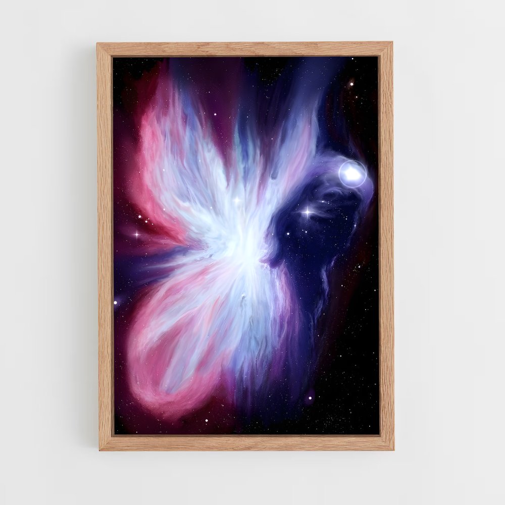ap-butterfly nebula-5 cadre Bois clair