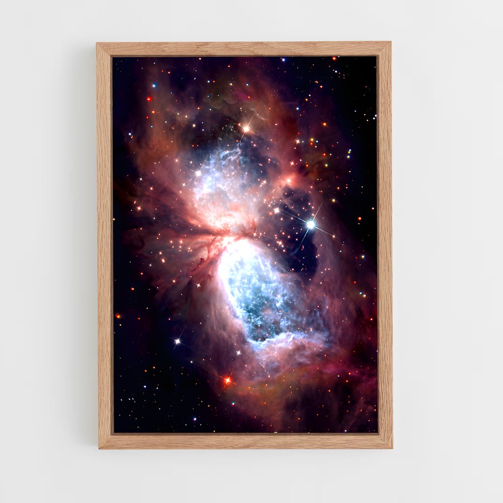 ap-butterfly nebula-6 cadre Bois clair