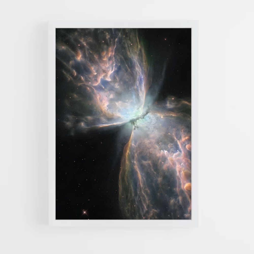 ap-butterfly nebula-8 cadre Blanc