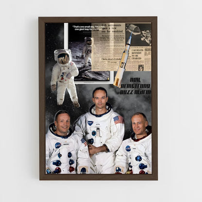 ap-buzz aldrin-9 cadre Bois foncé