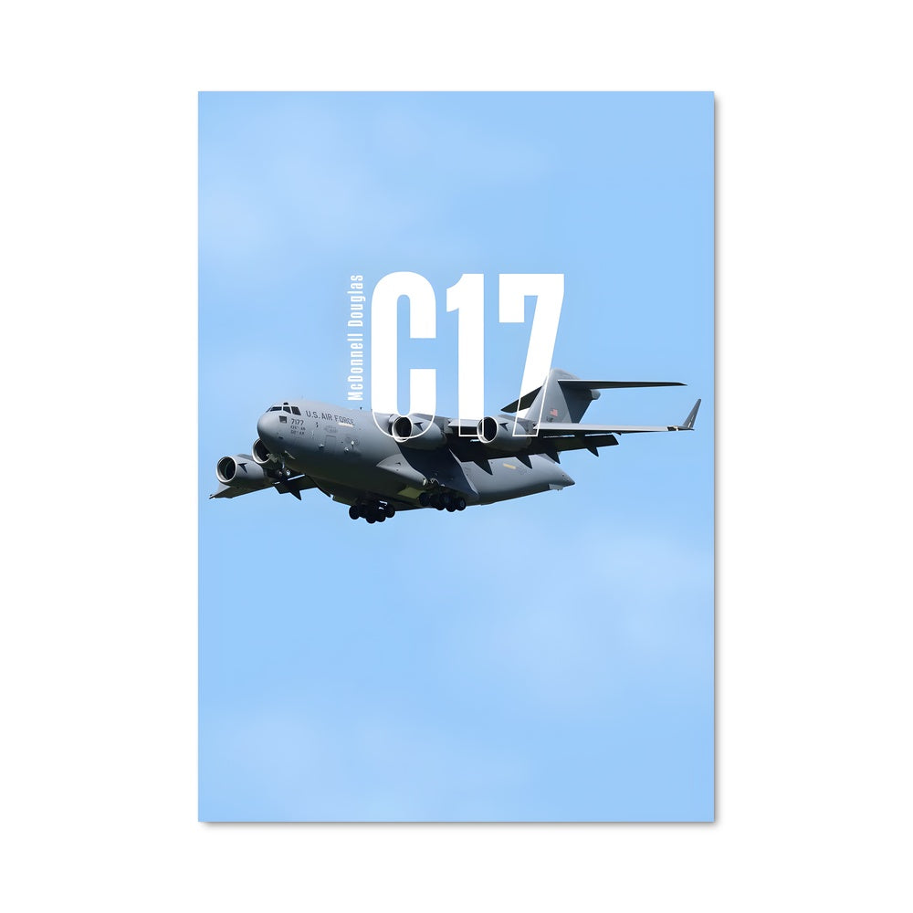 Poster C-17 en Vol