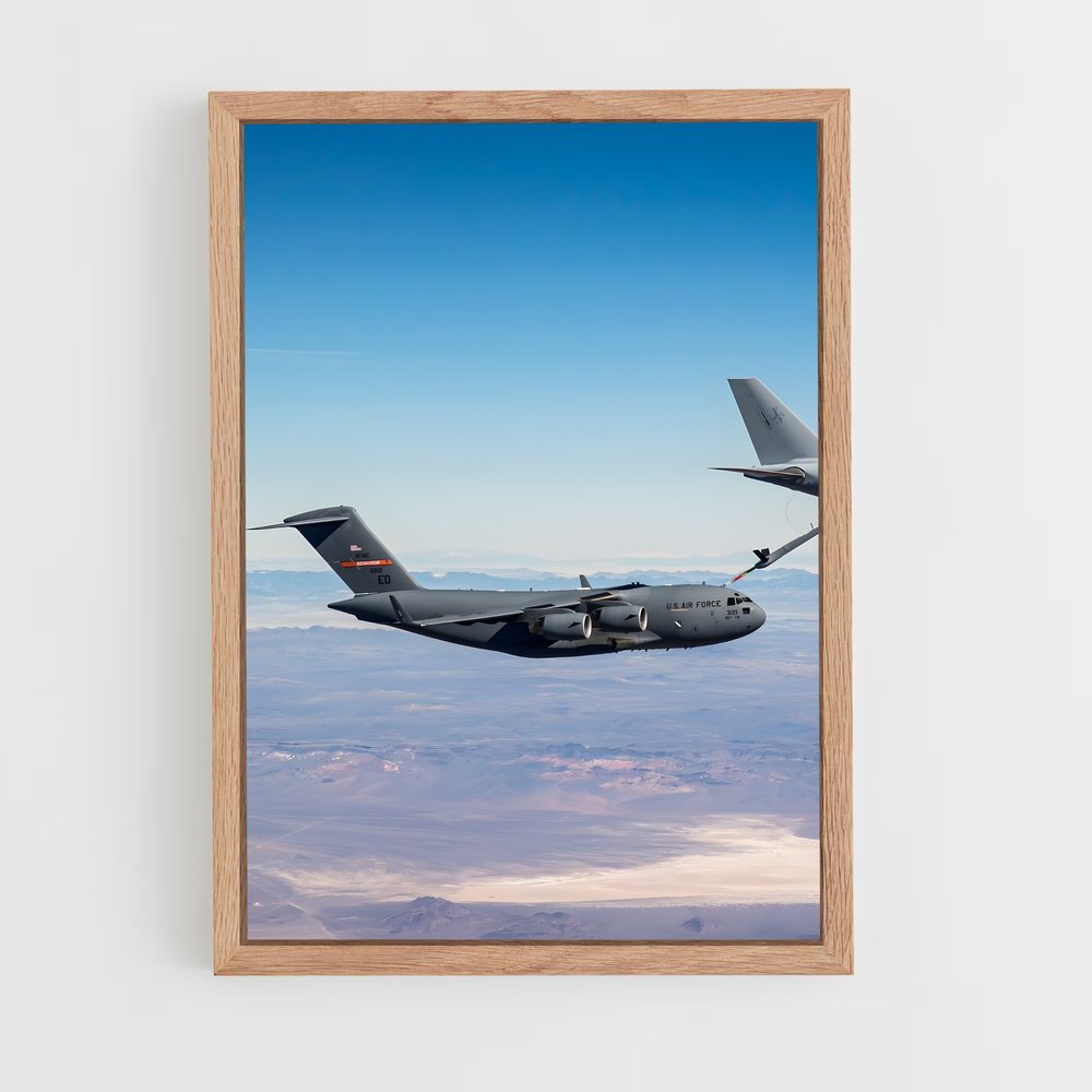 ap-c-17 globemaster-5 cadre Bois clair