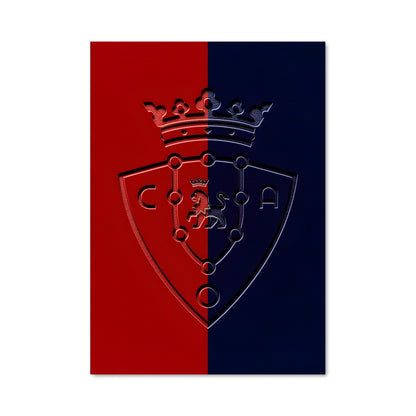 Poster Fierté Rouge et Bleue