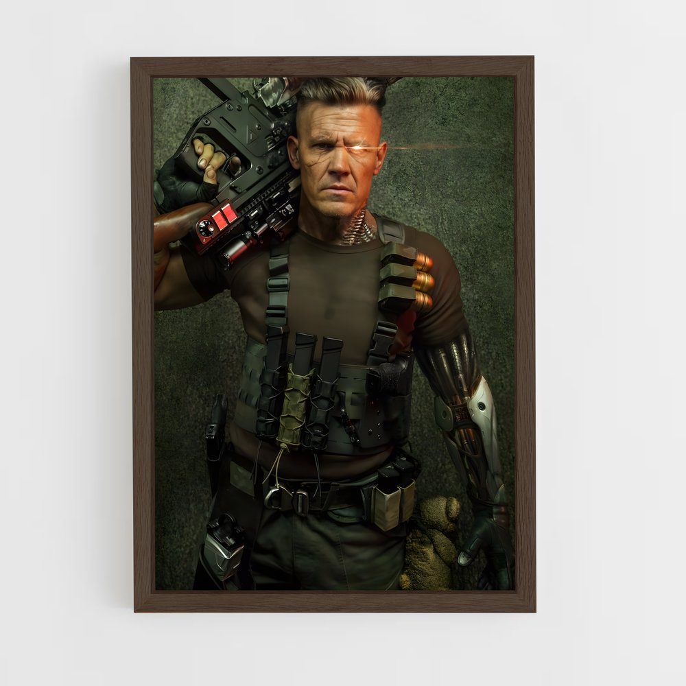 ap-cable deadpool-1 cadre Bois foncé