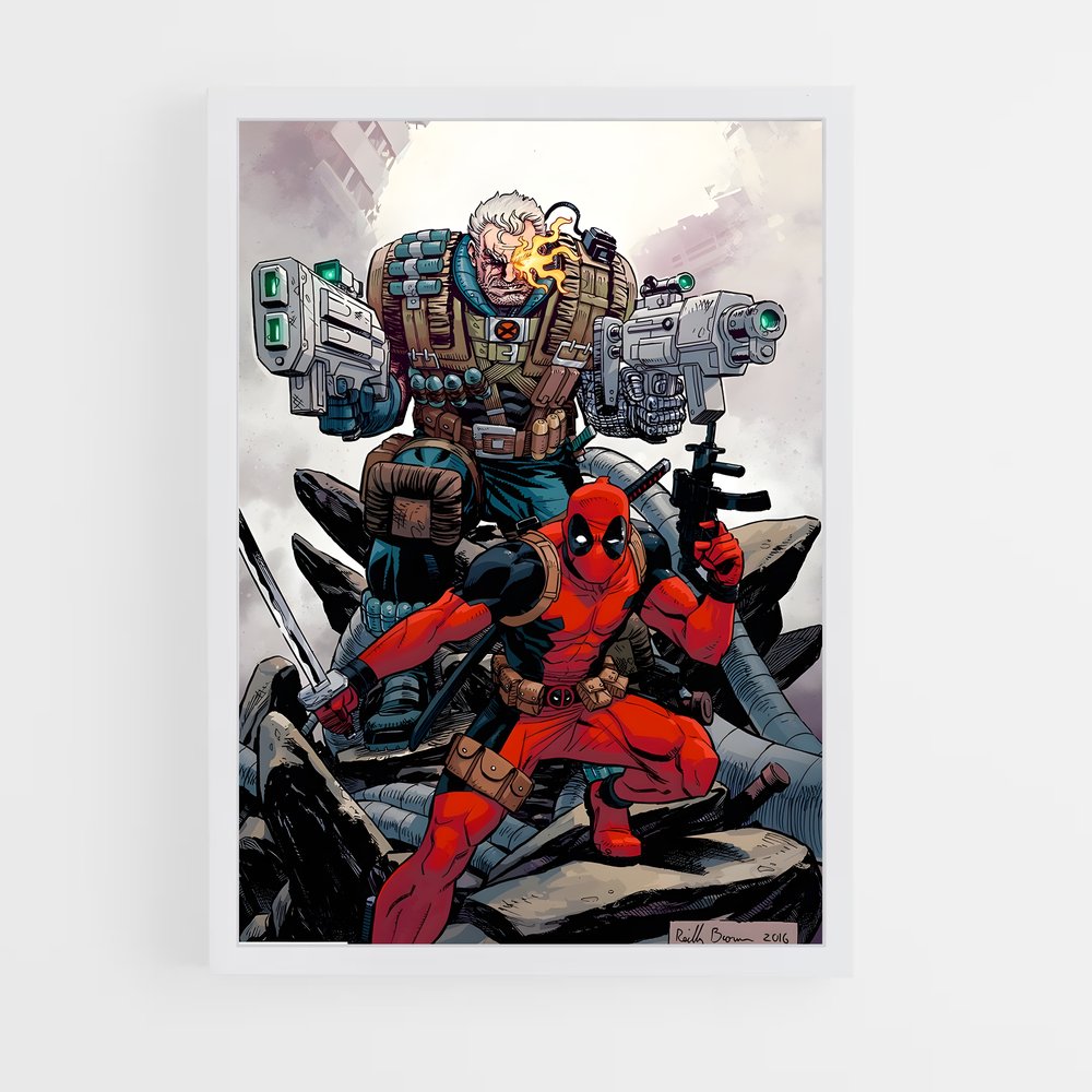 ap-cable deadpool-3 cadre Blanc