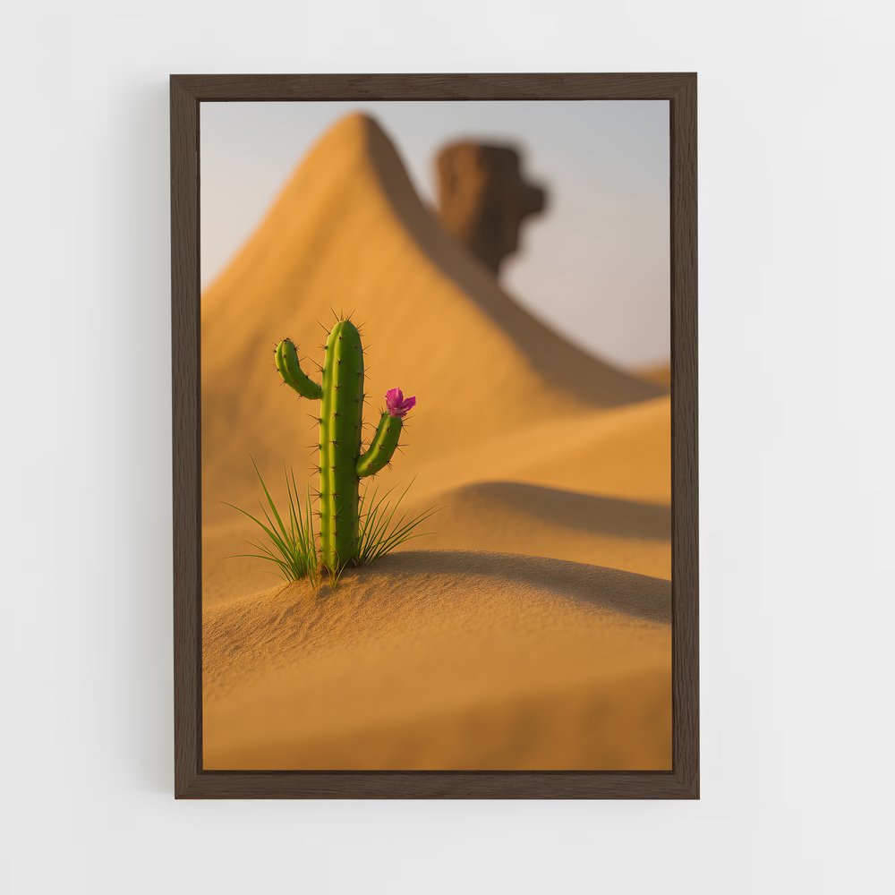 ap-cactus-7 cadre Bois foncé