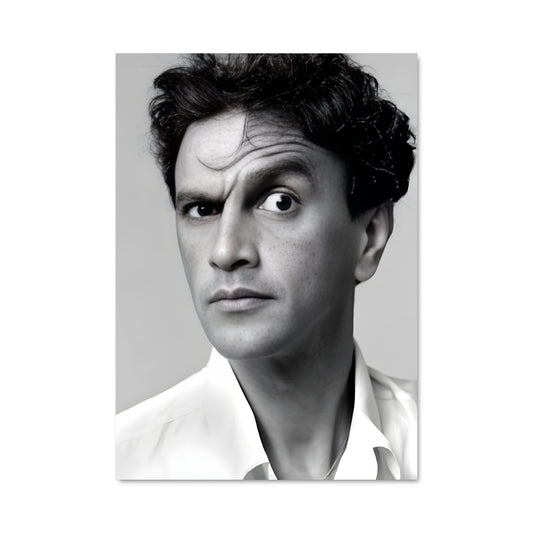 Poster Caetano en Blanc