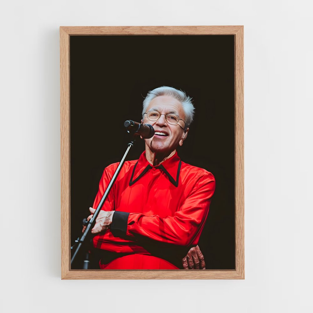 ap-caetano veloso-4 cadre Bois clair