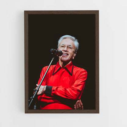 ap-caetano veloso-4 cadre Bois foncé