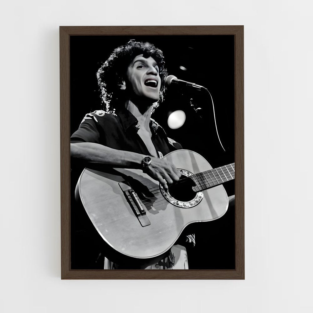 ap-caetano veloso-6 cadre Bois foncé