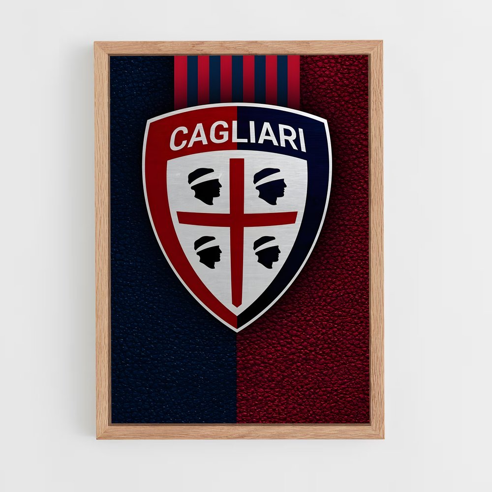 ap-cagliari calcio-7 cadre Bois clair
