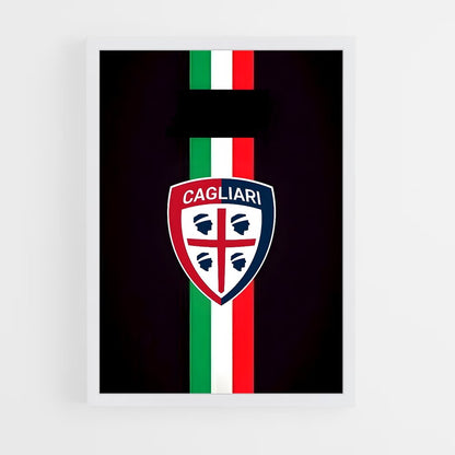 ap-cagliari calcio-8 cadre Blanc