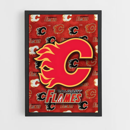 ap-calgary flames-4 cadre Noir