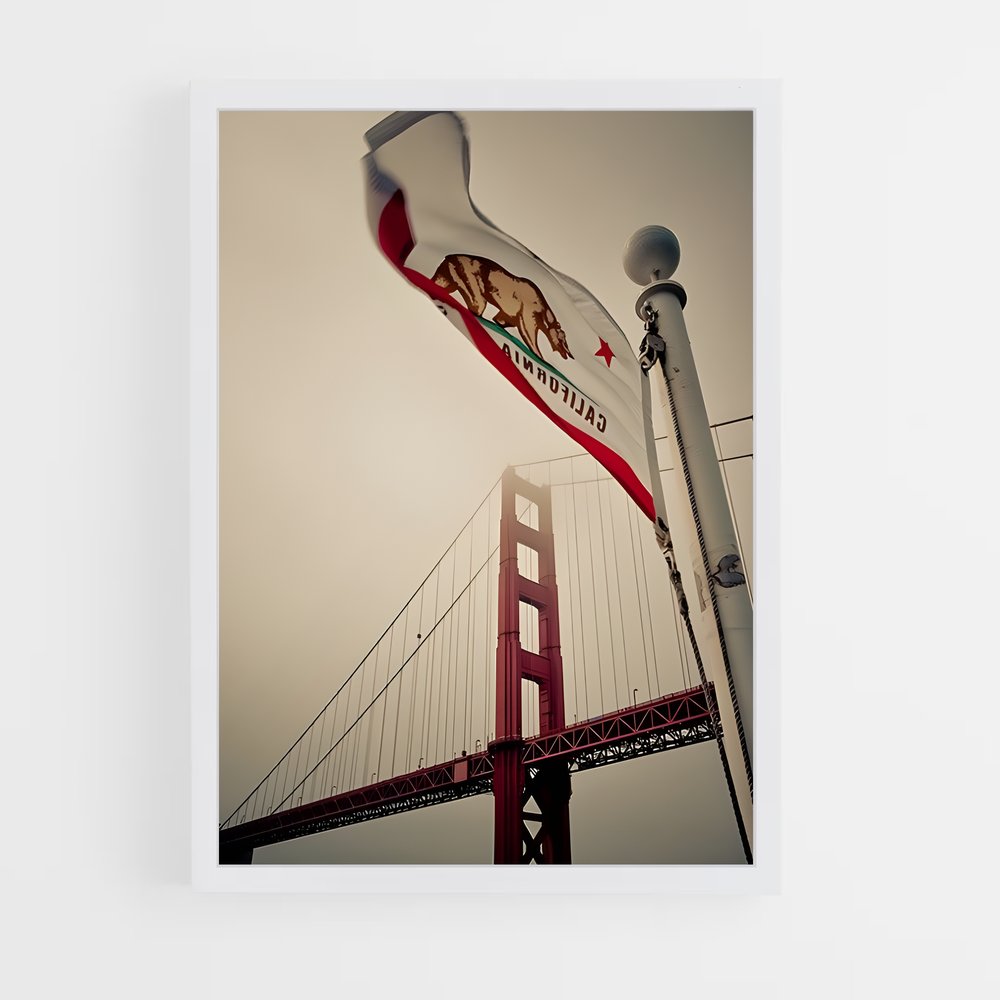ap-california republic flag-2 cadre Blanc