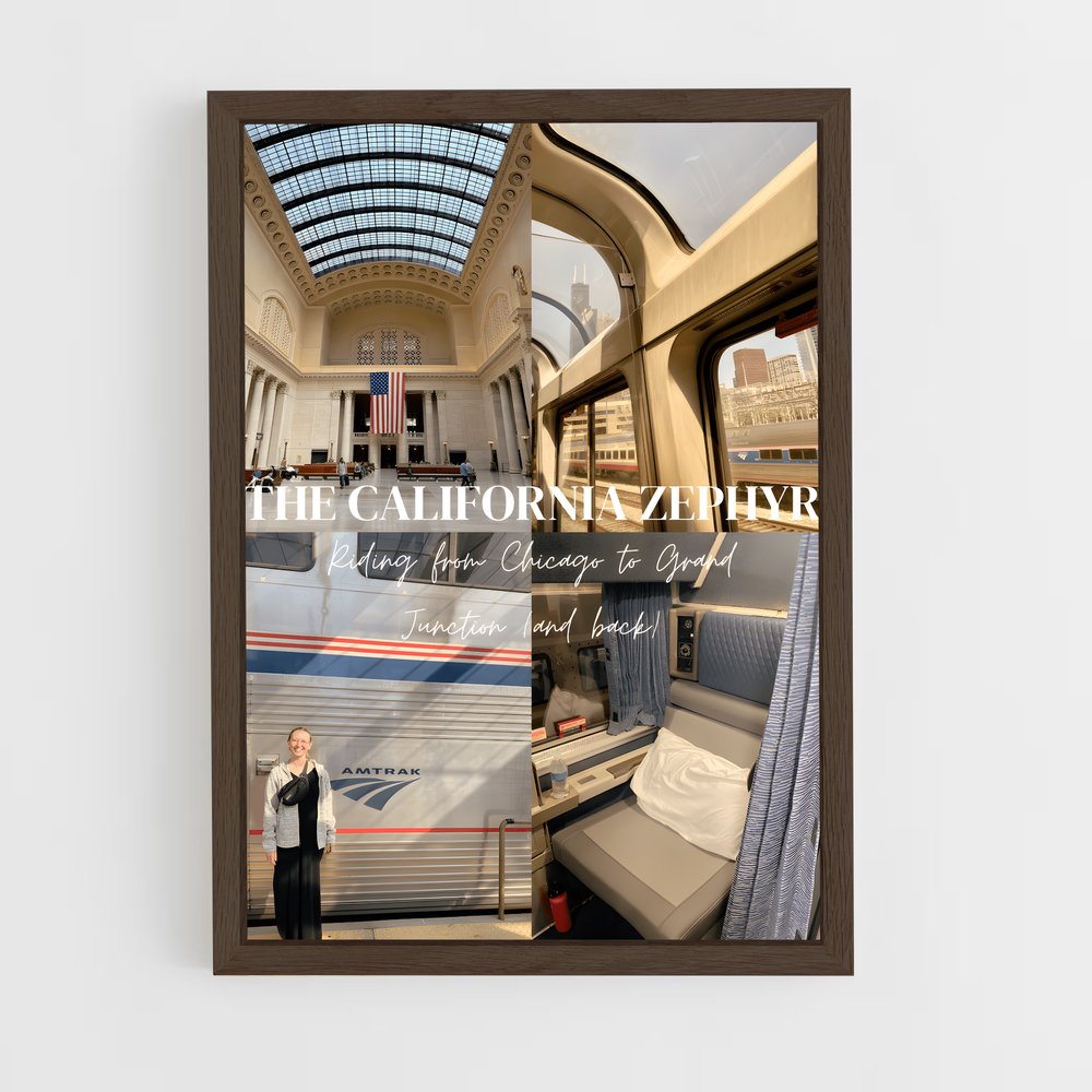 ap-california zephyr-1 cadre Bois foncé