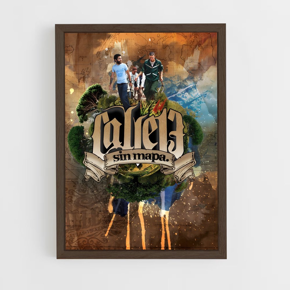 ap-calle 13-2 cadre Bois foncé
