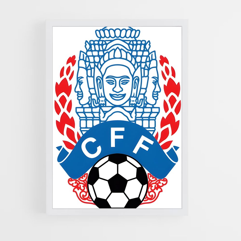 ap-cambodia national football team-1 cadre Blanc