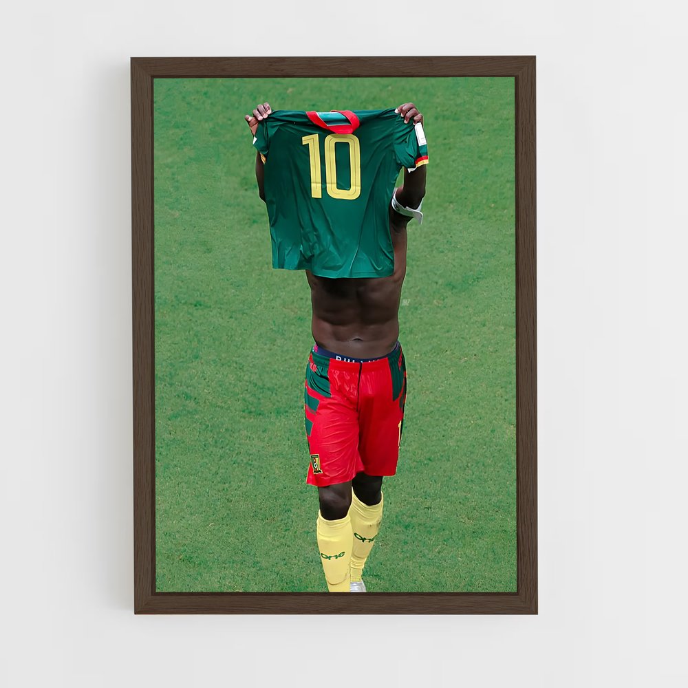 ap-cameroon national football team-6 cadre Bois foncé