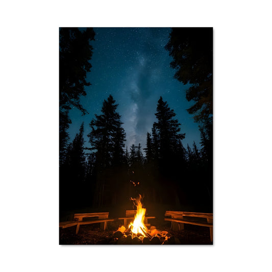 Poster Nuit au Campfire