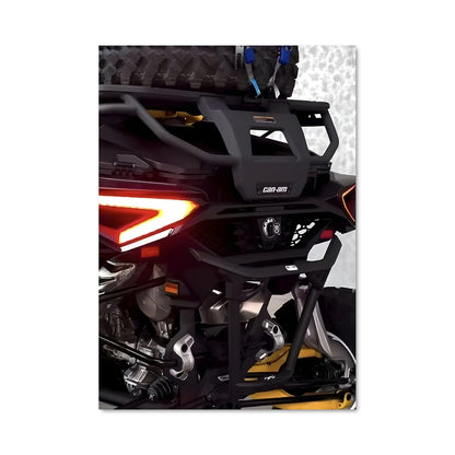 Poster Maverick Noir et Jaune