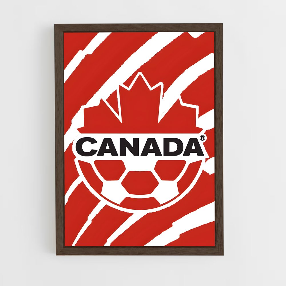 ap-canada national football team-2 cadre Bois foncé