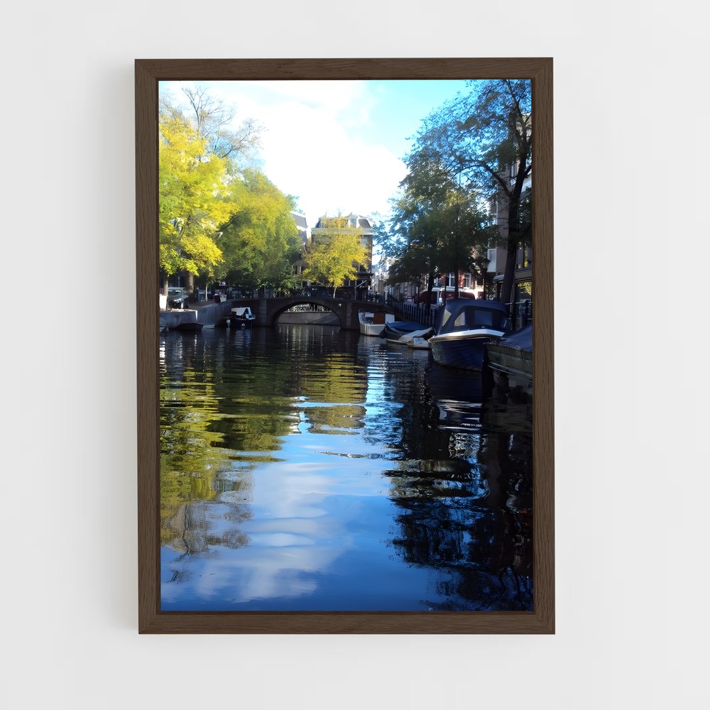 ap-canal ring amsterdam-1 cadre Bois foncé