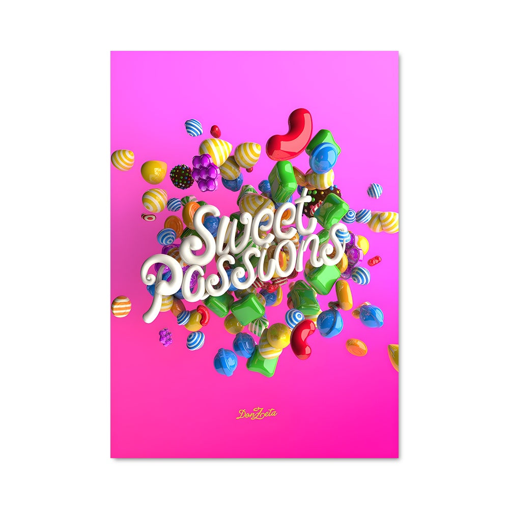 Poster Bonbons Éclatants