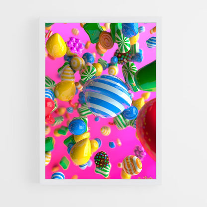 ap-candy crush-3 cadre Blanc