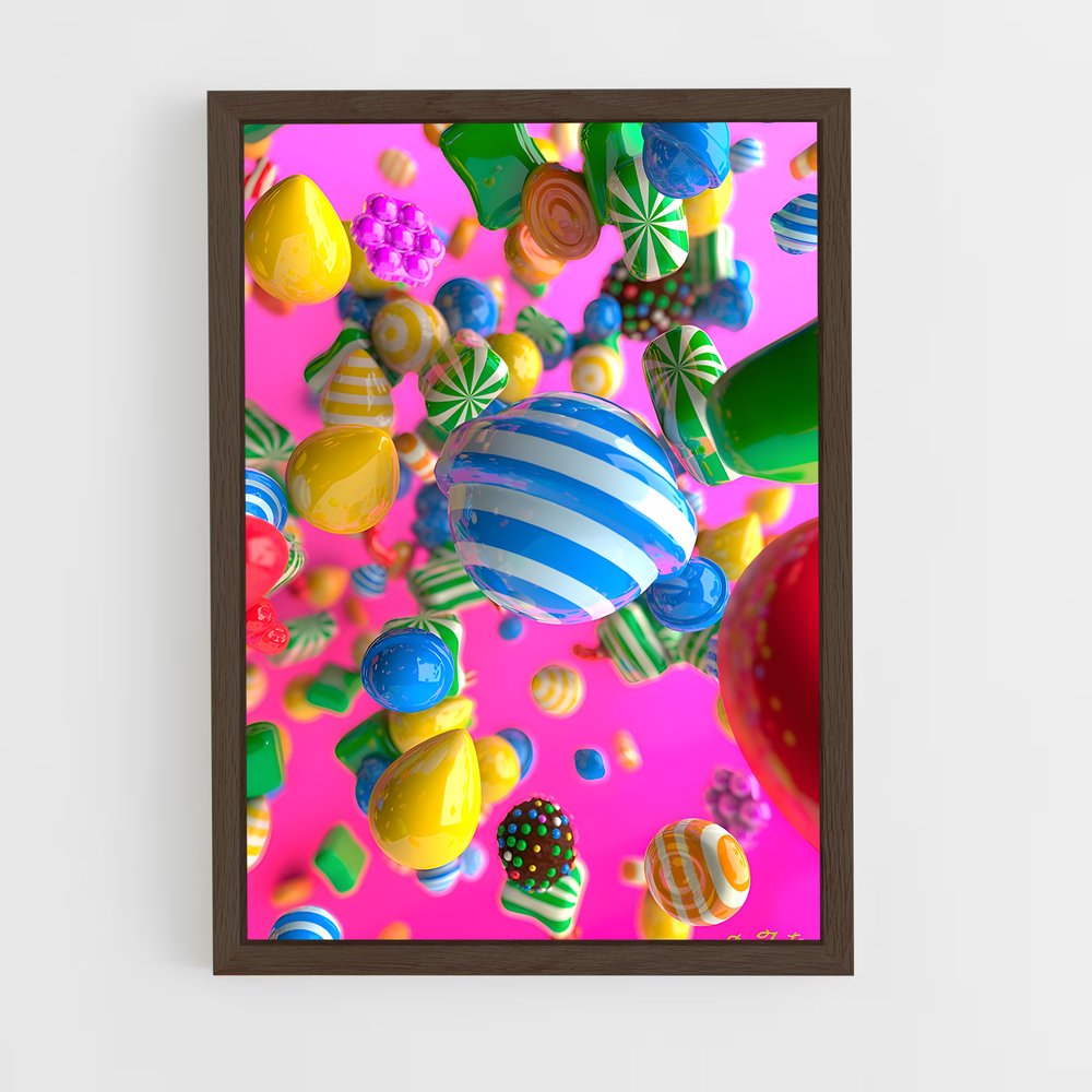 ap-candy crush-3 cadre Bois foncé