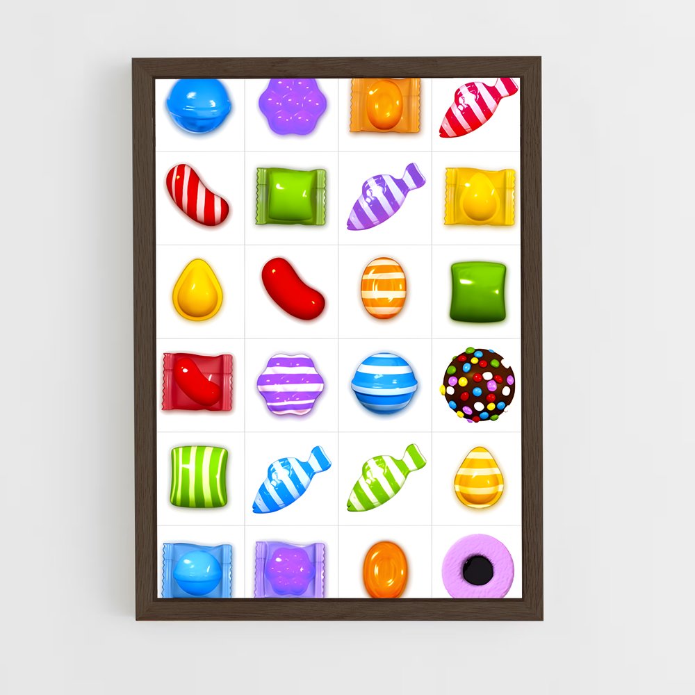 ap-candy crush-6 cadre Bois foncé