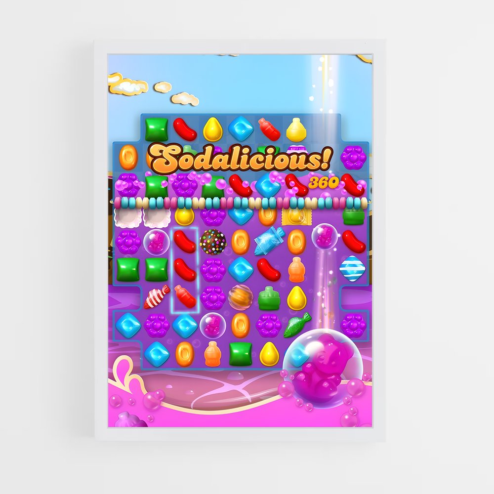 ap-candy crush-7 cadre Blanc