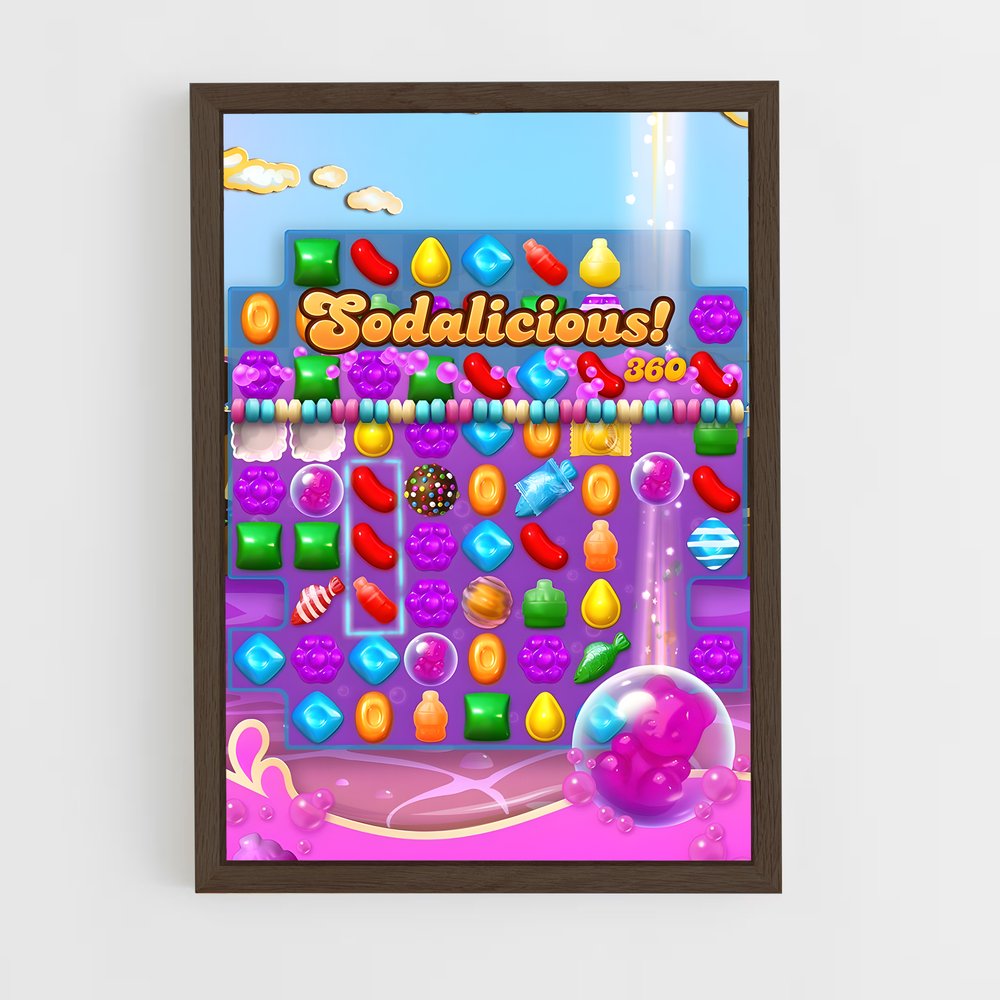 ap-candy crush-7 cadre Bois foncé