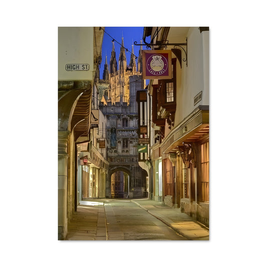 Poster Rue de Canterbury