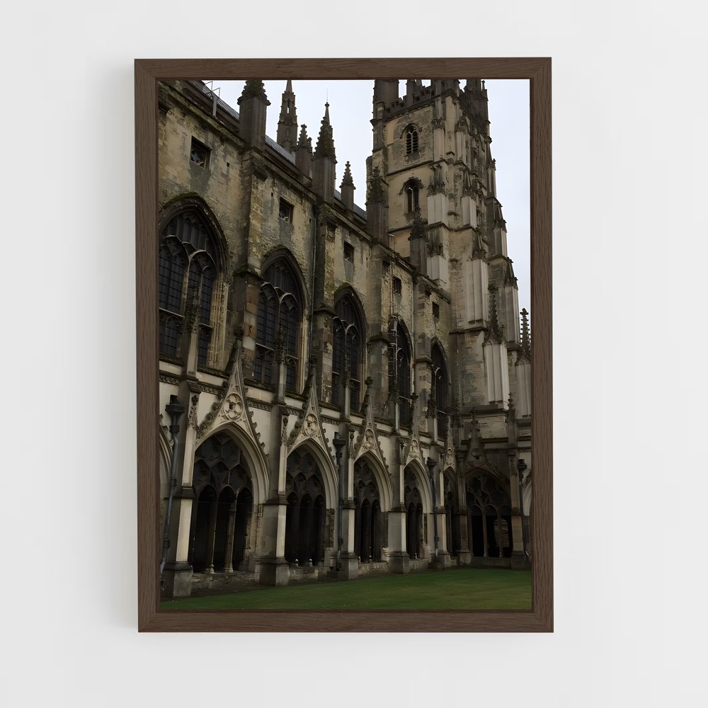 ap-canterbury cathedral-5 cadre Bois foncé