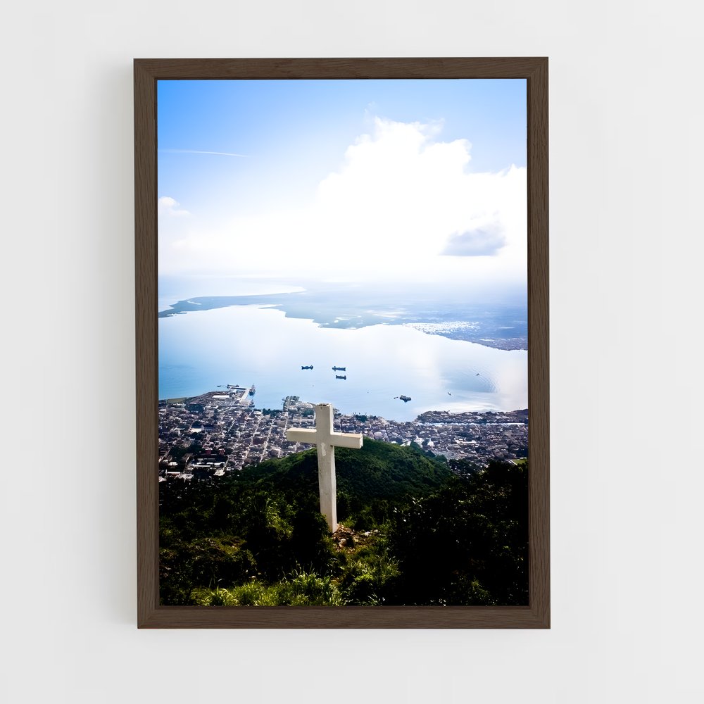 ap-cap haitien-4 cadre Bois foncé