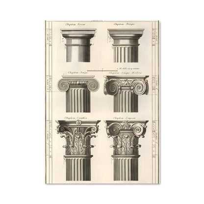 Poster Colonnes Éternelles